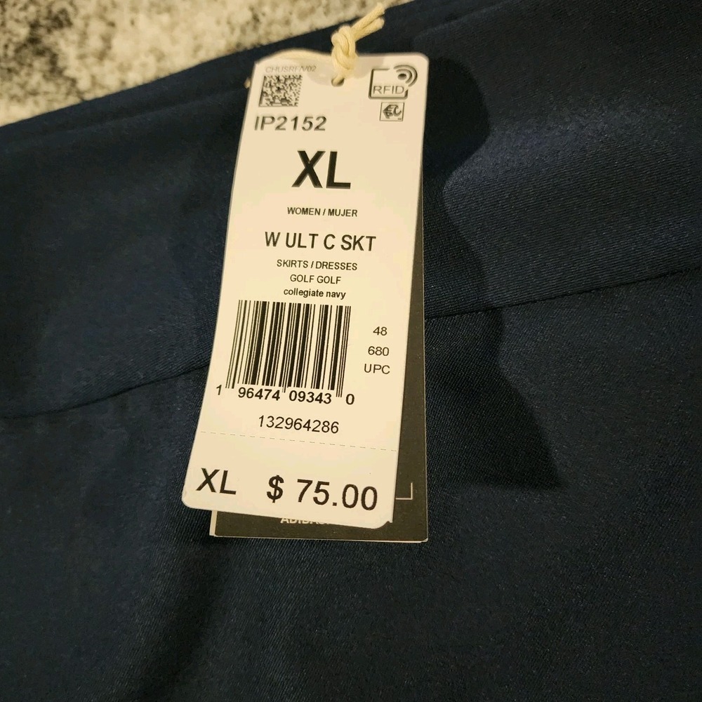 ADIDAS GOLF SKORT WOMENS XL BLUE ULTIMATE365 SKIRT SHORTS PERFORMANCE NEW $75‎ - Picture 7 of 12